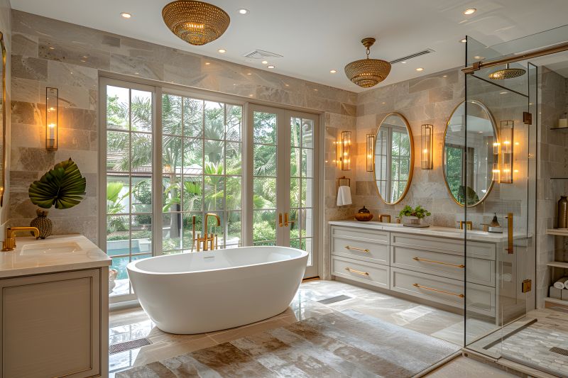 Luxury Bathtubs with Modern Fixtures